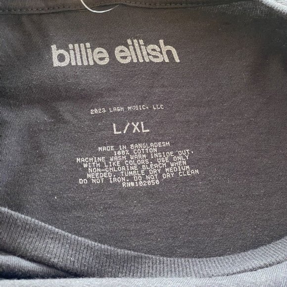 Billie Eilish Oversized T-Shirt L/XL - Picture 7 of 8